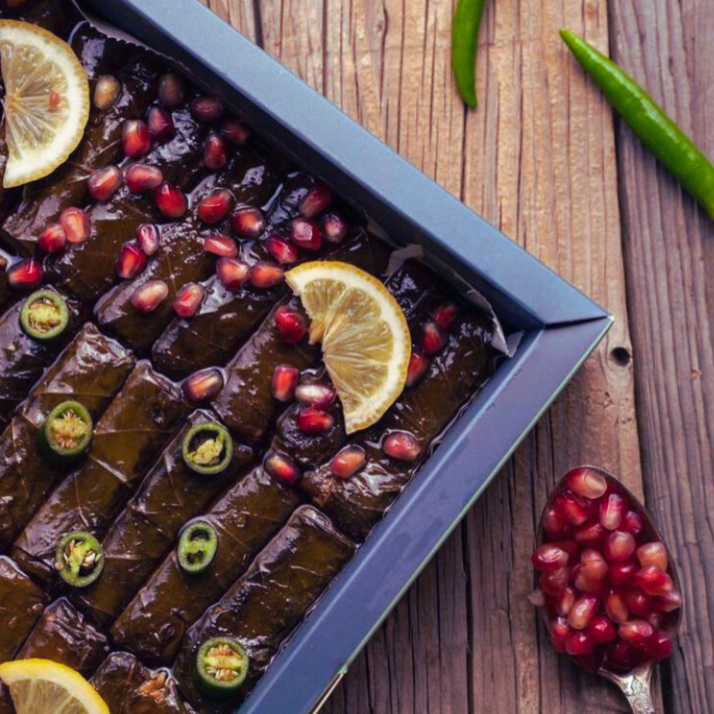 يلنجي (ورق عنب بزيت)